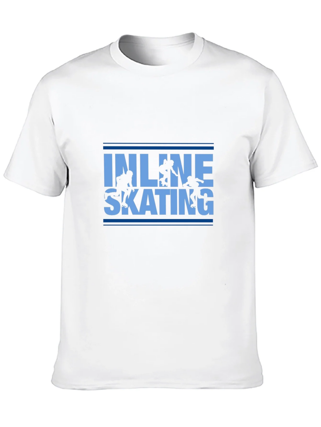 Inline Skating Graphic Tee - Black Cotton T-Shirt product image 7
