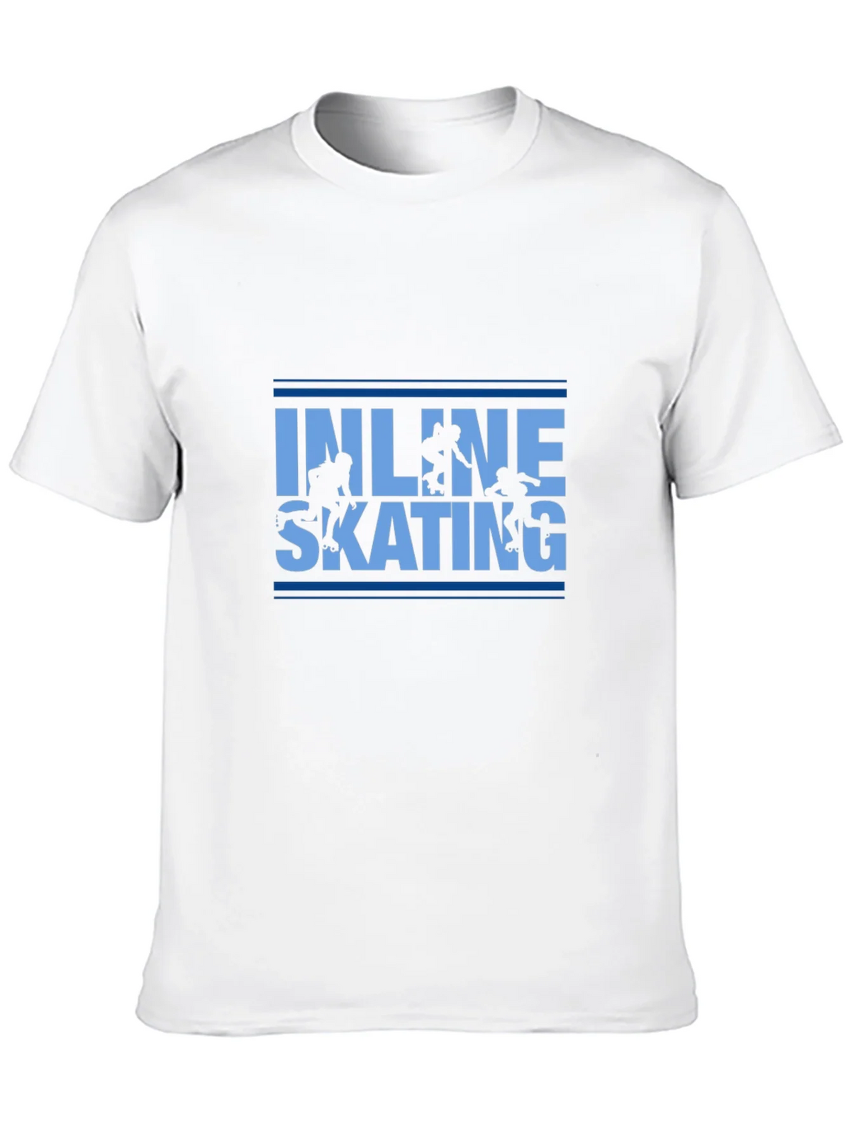 Inline Skating Graphic Tee - Black Cotton T-Shirt product image 7