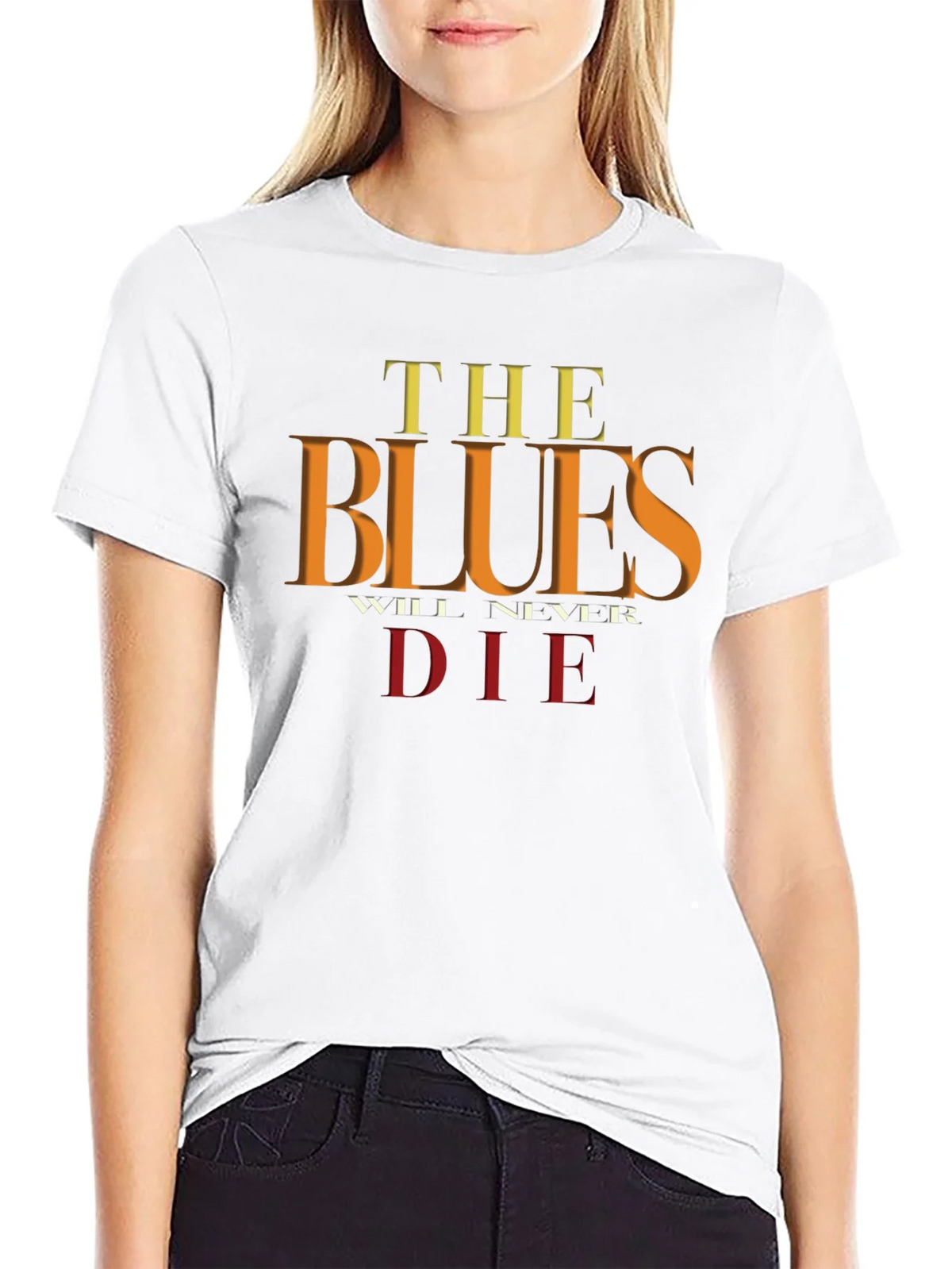The Blues Will Never Die Graphic Tee product image 8