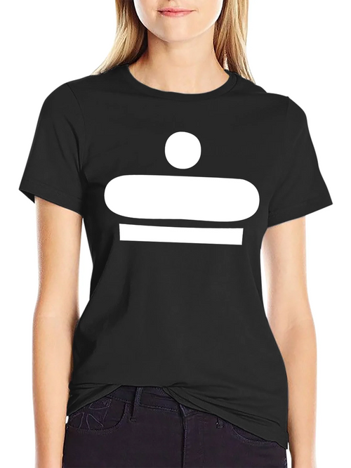 Abstract White Graphic Print Black T-Shirt product image 1