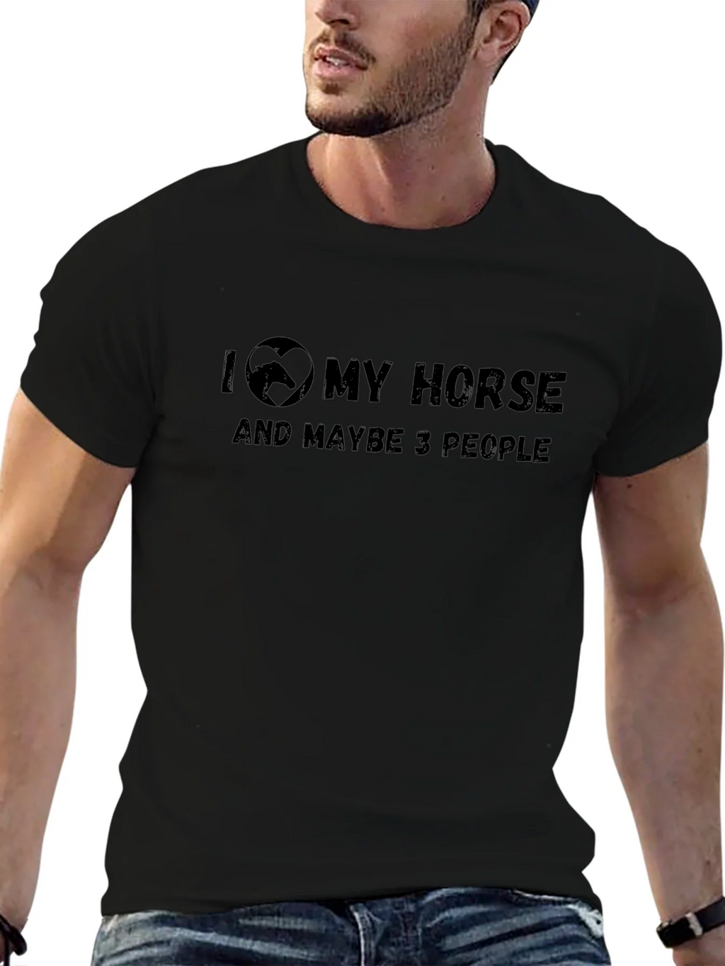 I Love My Horse Graphic T-Shirt product image 6