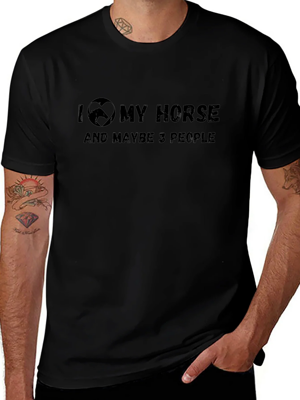 I Love My Horse Graphic T-Shirt product image 1