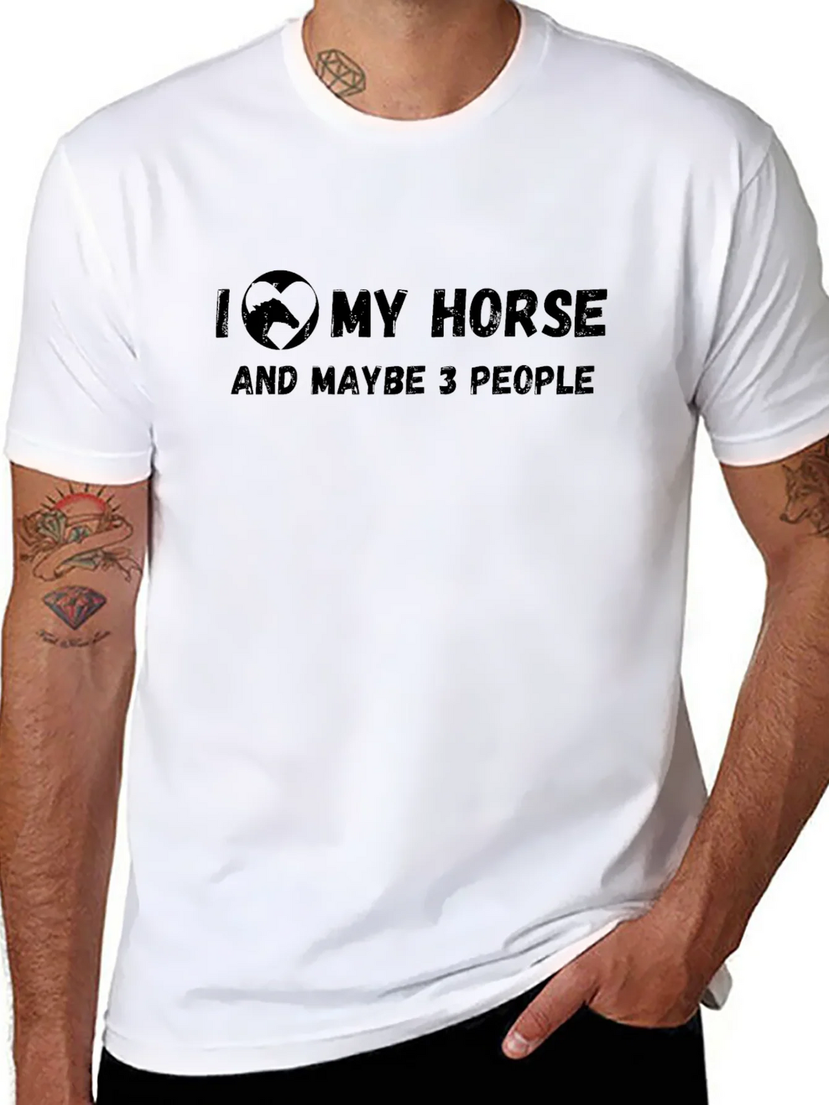 I Love My Horse Graphic T-Shirt product image 7