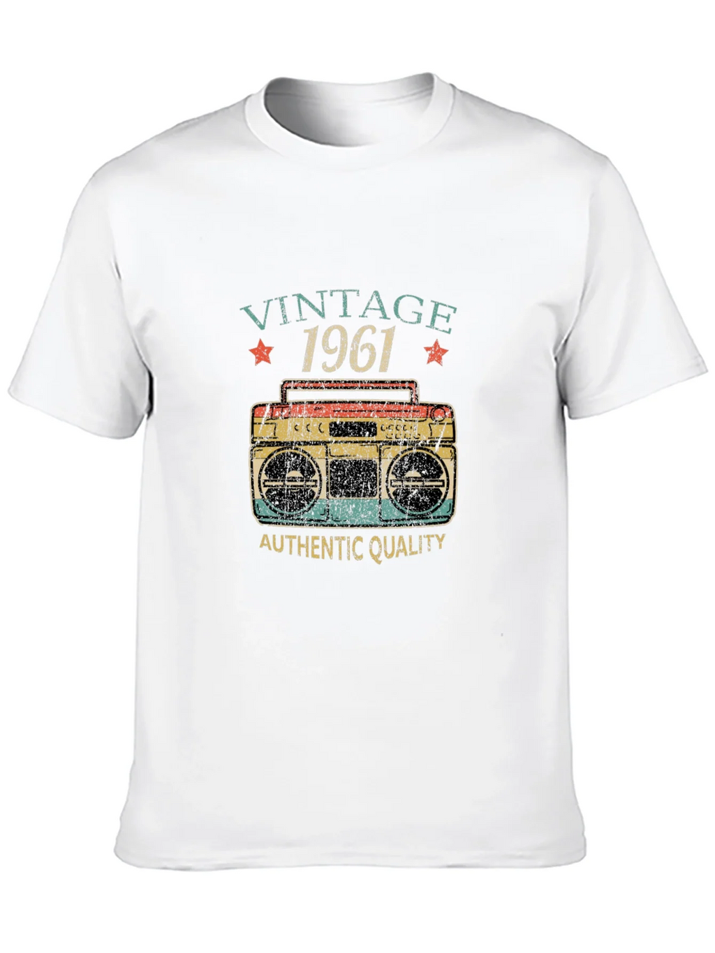 Vintage 1961 Retro Boombox Graphic T-Shirt product image 8