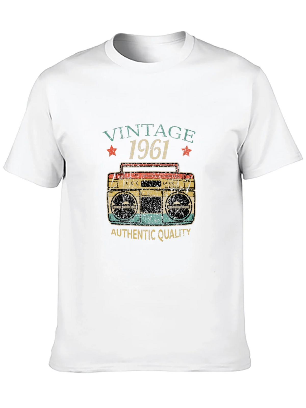 Vintage 1961 Retro Boombox Graphic T-Shirt product image 8