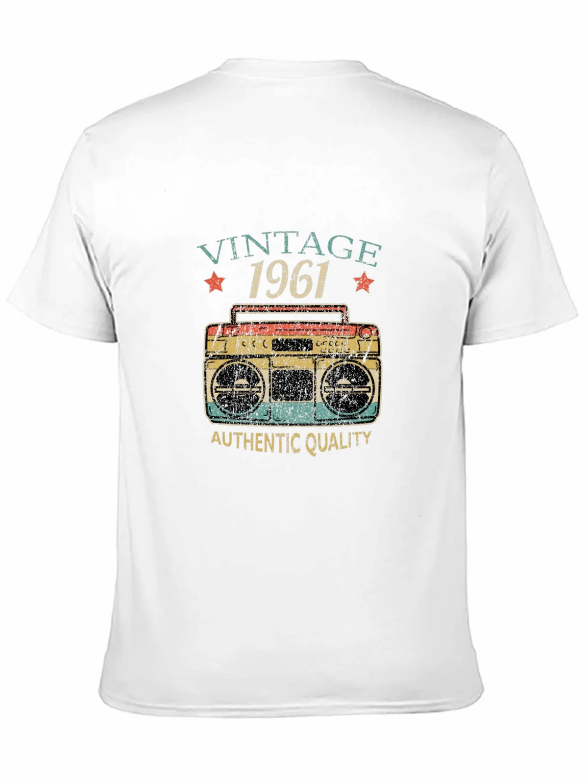 Vintage 1961 Retro Boombox Graphic T-Shirt product image 9