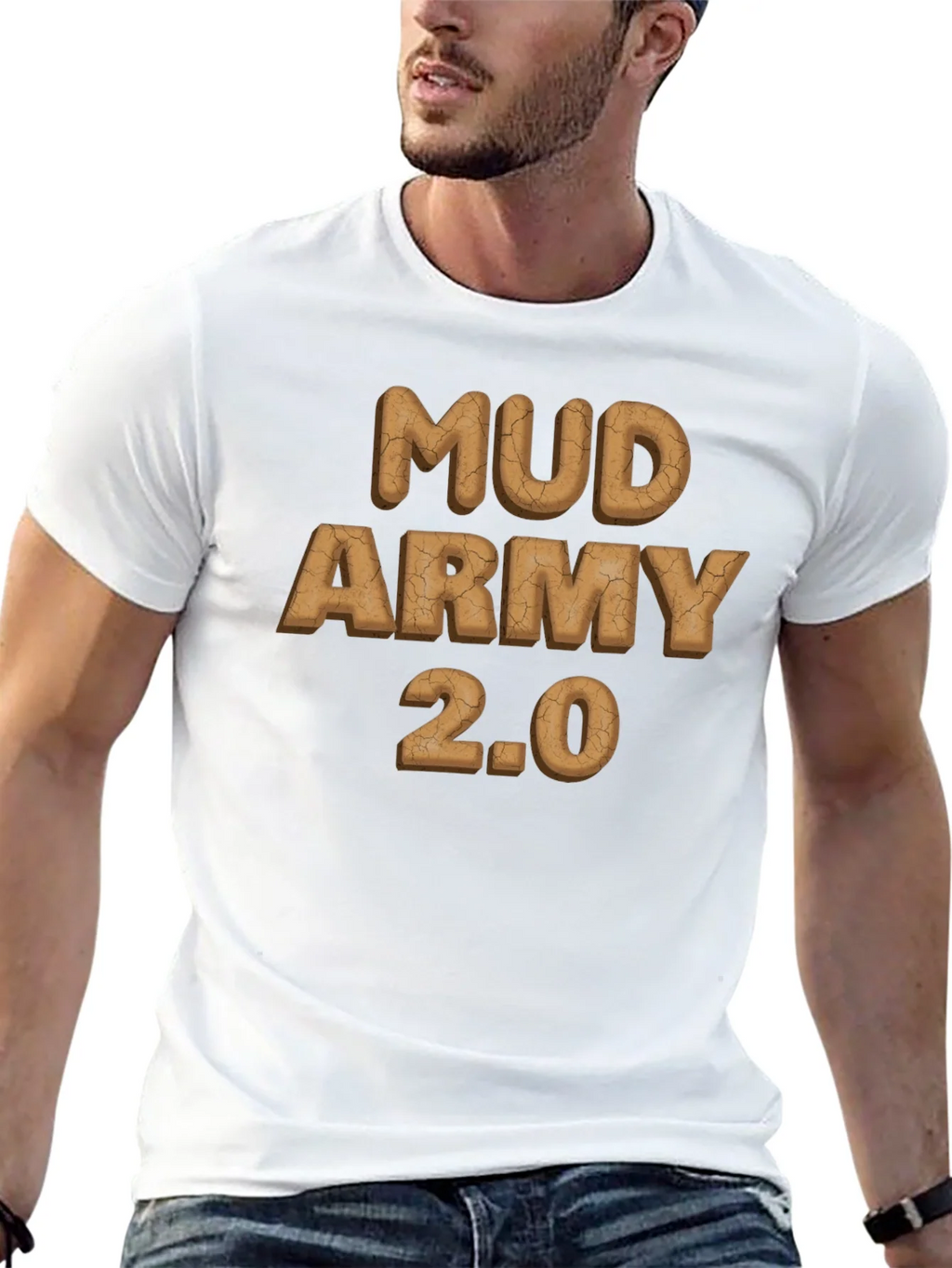 Mud Army 2.0 Black Cotton T-Shirt product image 12