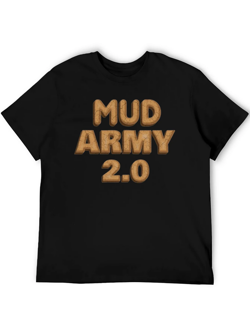 Mud Army 2.0 Black Cotton T-Shirt product image 5