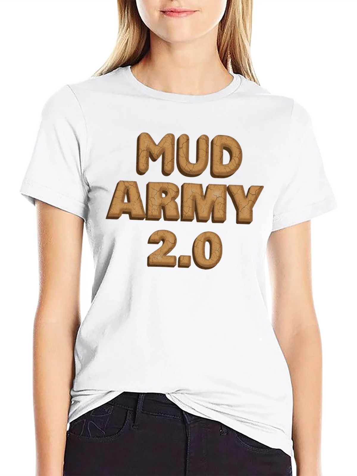 Mud Army 2.0 Black Cotton T-Shirt product image 8