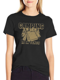 Camping Is In Tents Graphic Tee - Funny Outdoor Adventure product image 1