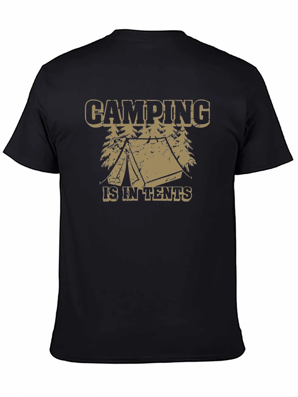 Camping Is In Tents Graphic Tee - Funny Outdoor Adventure product image 3
