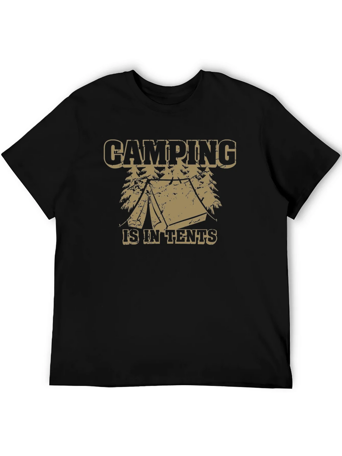 Camping Is In Tents Graphic Tee - Funny Outdoor Adventure product image 4