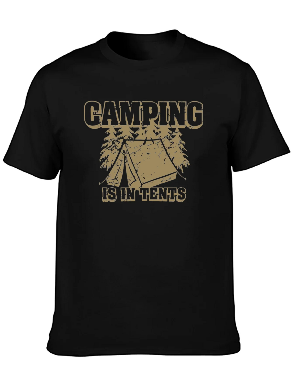 Camping Is In Tents Graphic Tee - Funny Outdoor Adventure product image 2
