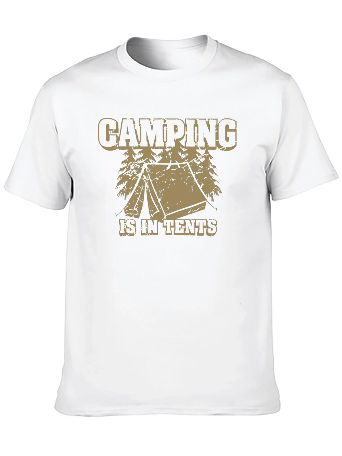 Camping Is In Tents Graphic Tee - Funny Outdoor Adventure product image 8