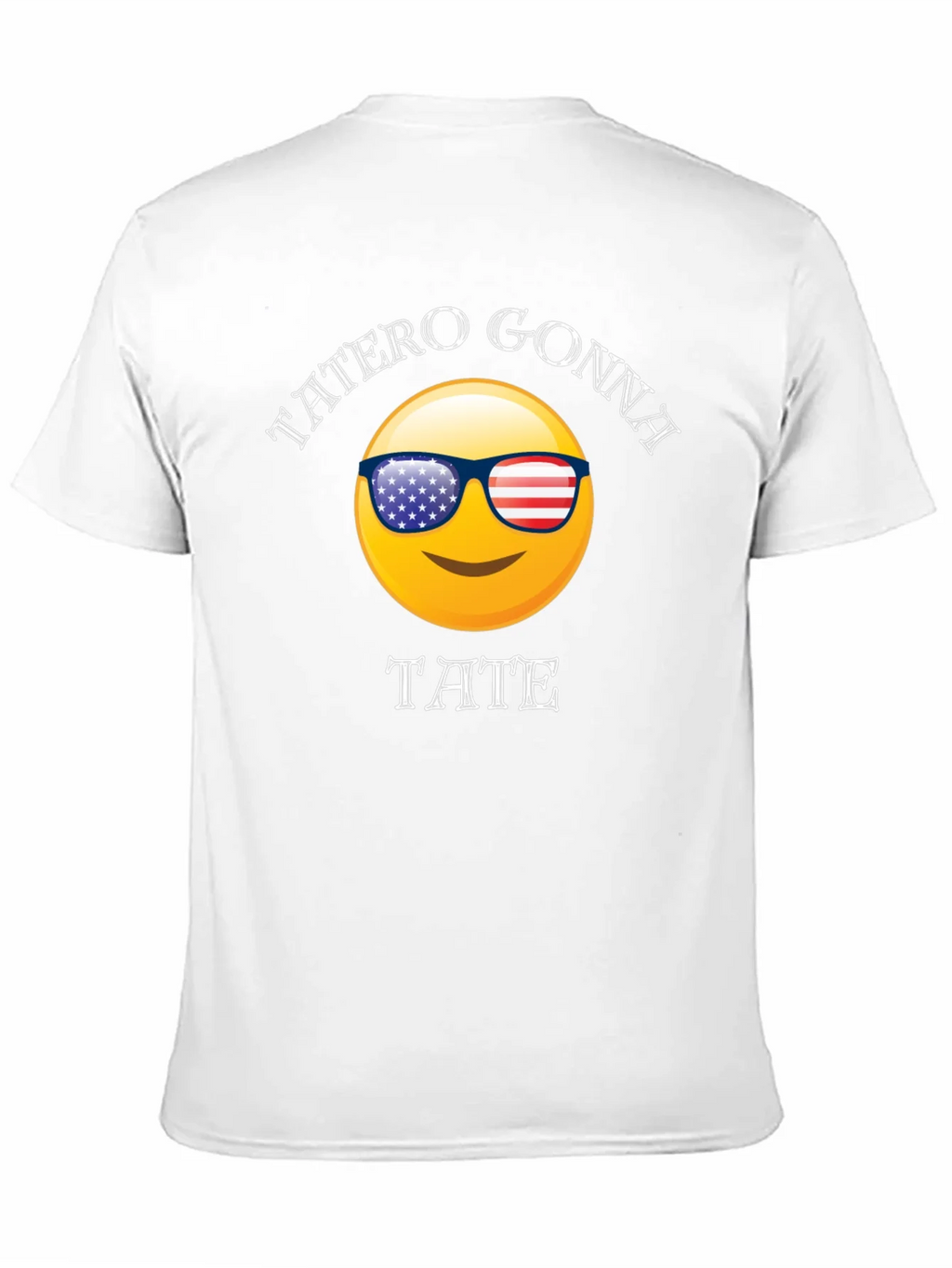 Tatero Gonna Tate T-Shirt Emoji Sunglasses USA Flag Graphic product image 9