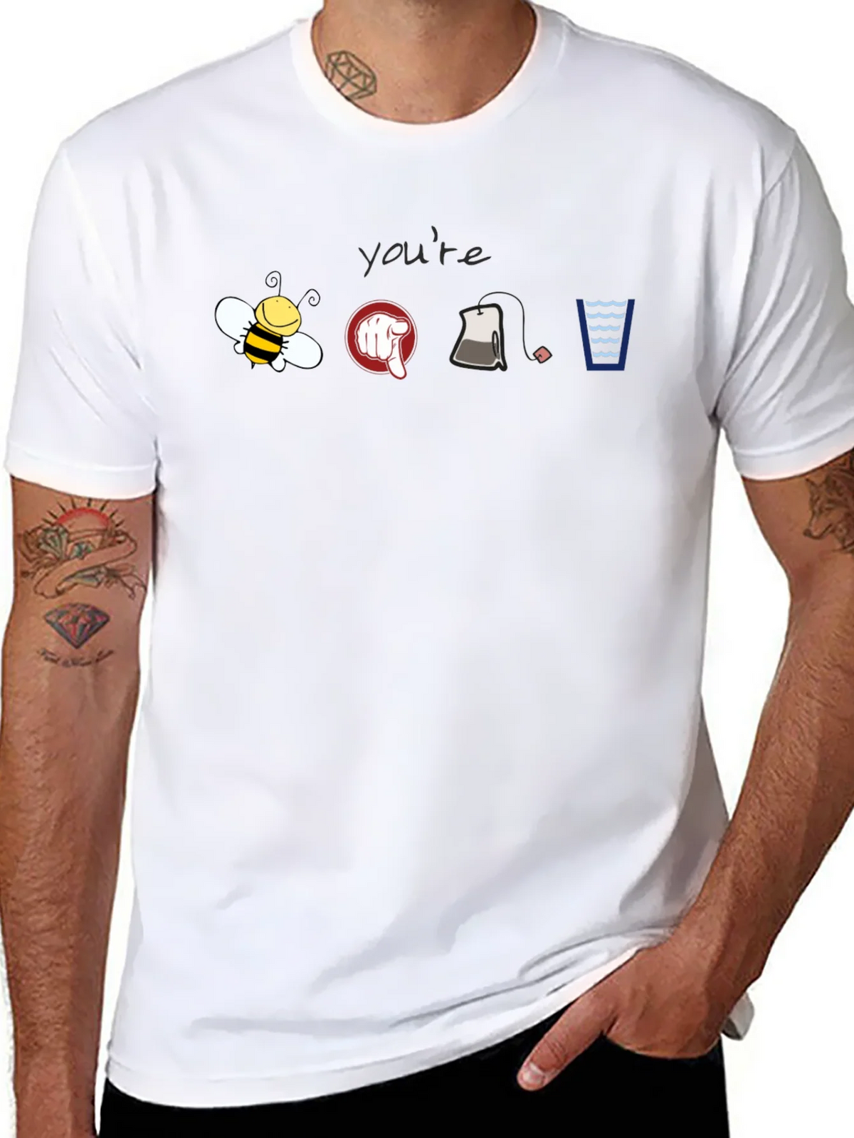 Youre Bee Point Tea Waves T-Shirt product image 6