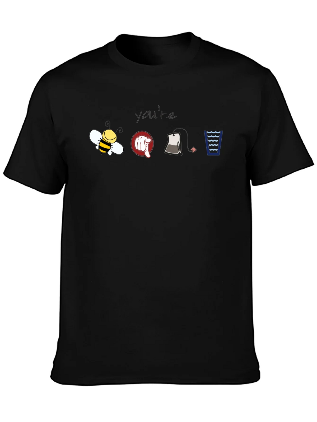 Youre Bee Point Tea Waves T-Shirt product image 3