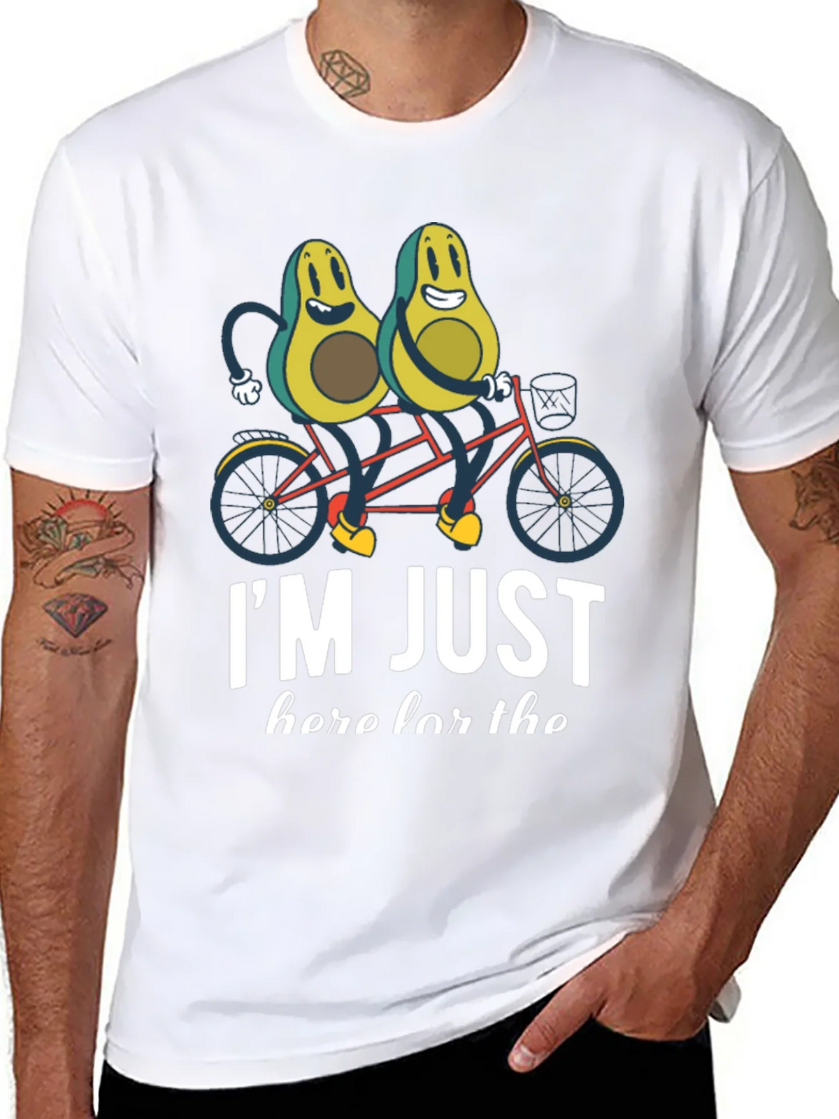 Avocado Tandem Bike Graphic Tee product image 6