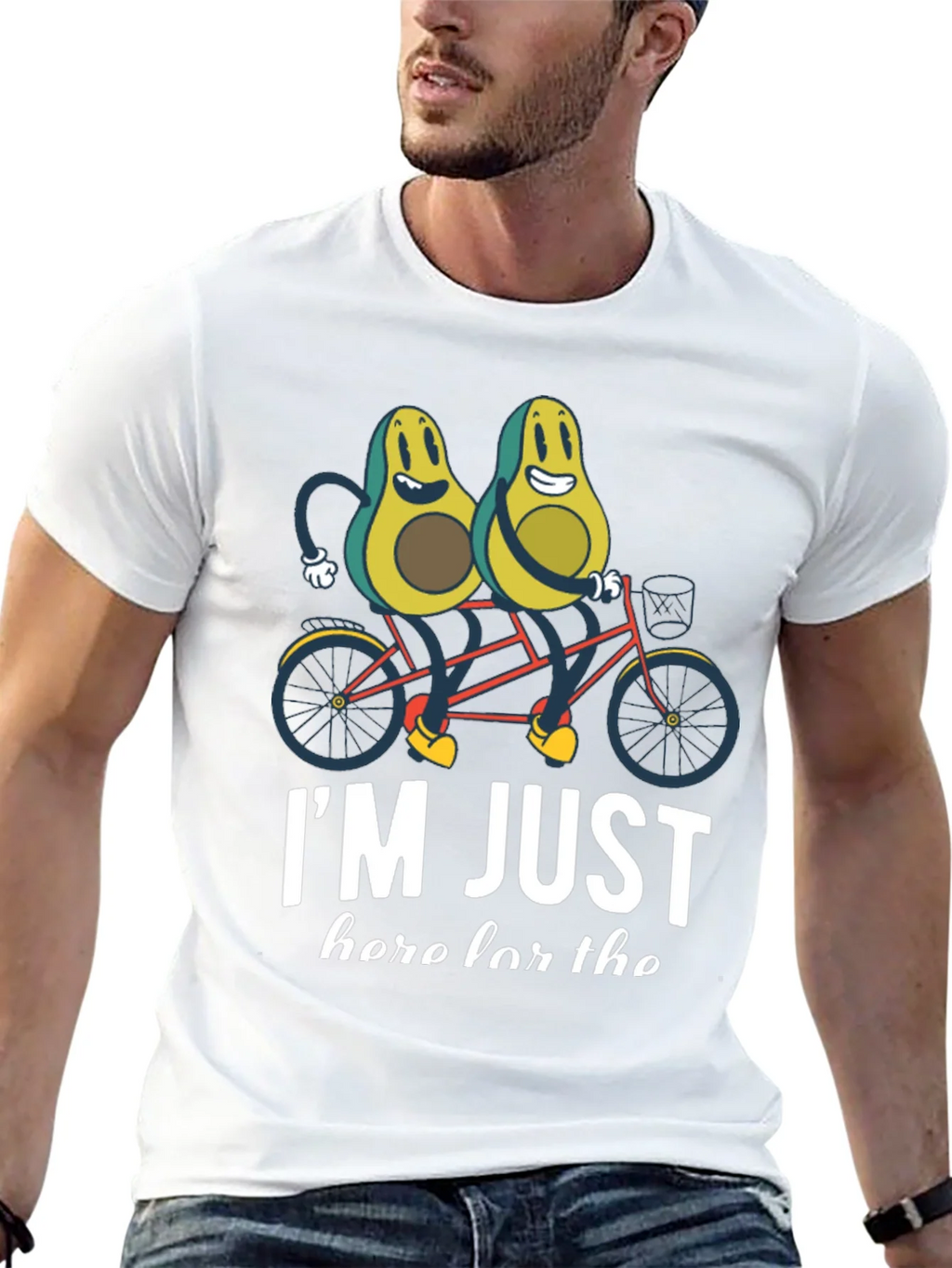 Avocado Tandem Bike Graphic Tee product image 10