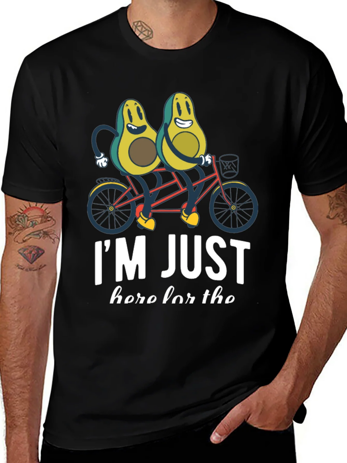Avocado Tandem Bike Graphic Tee product image 1