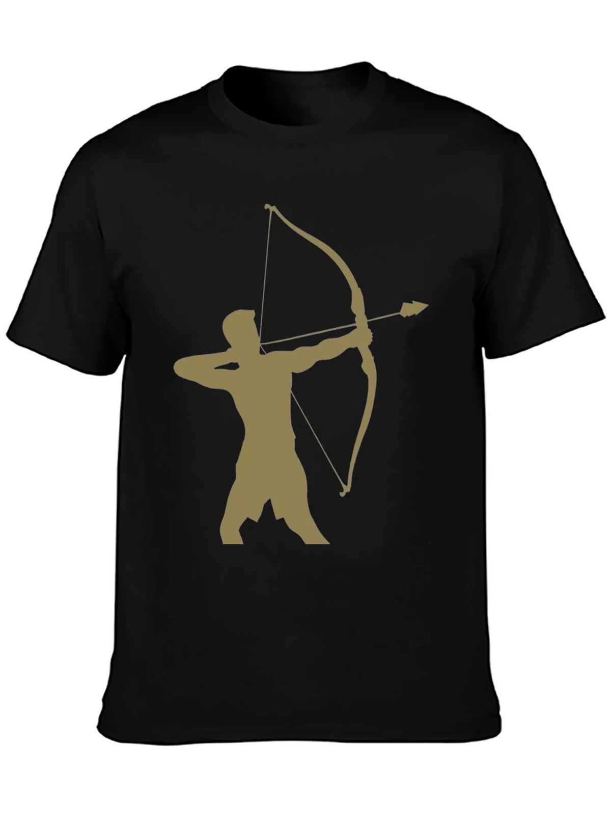 Archer Graphic Tee - Black Cotton Blend Casual Wear product image 3