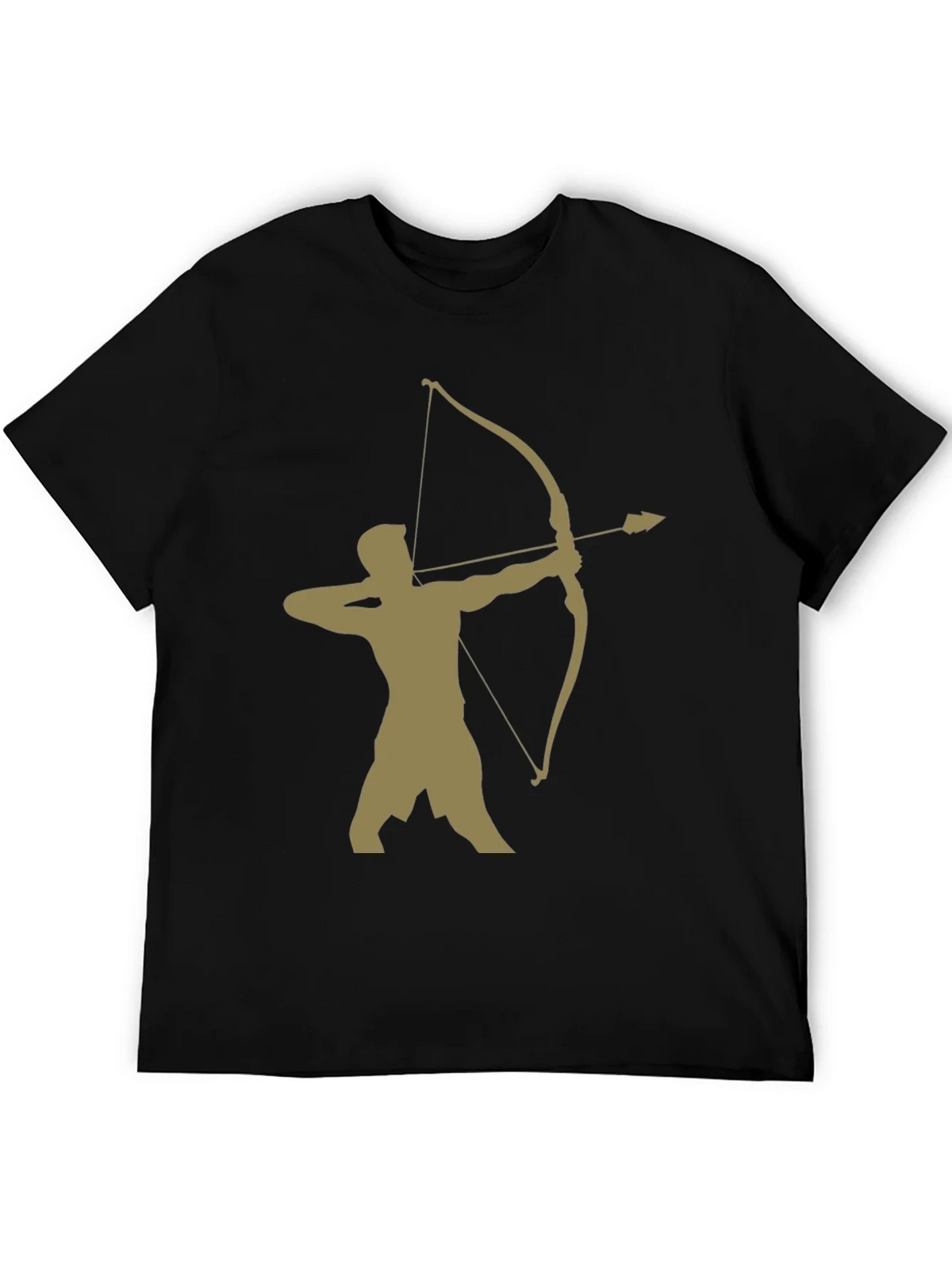 Archer Graphic Tee - Black Cotton Blend Casual Wear product image 5
