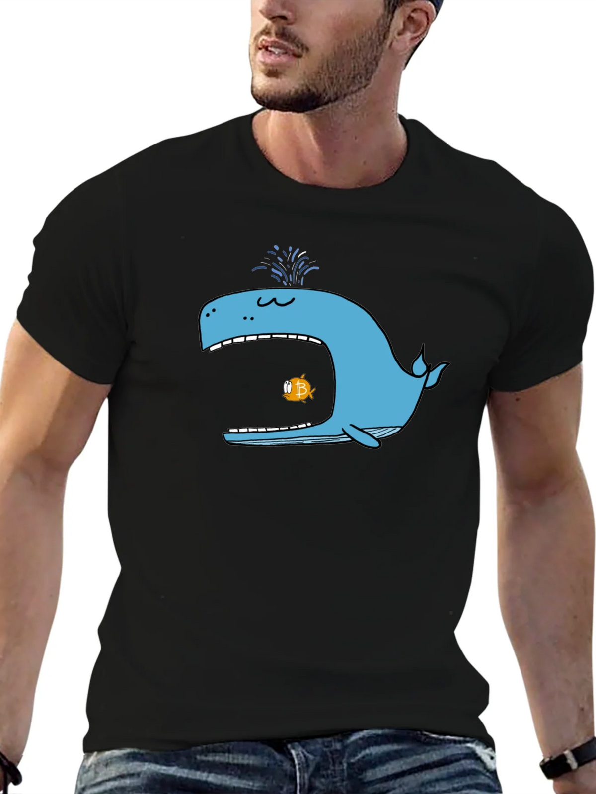 Bitcoin Whale T-Shirt - Crypto Currency Tee product image 6
