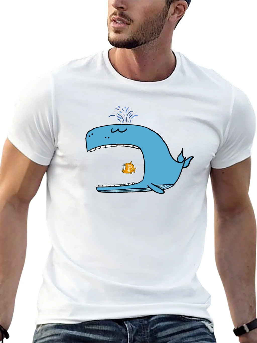 Bitcoin Whale T-Shirt - Crypto Currency Tee product image 11