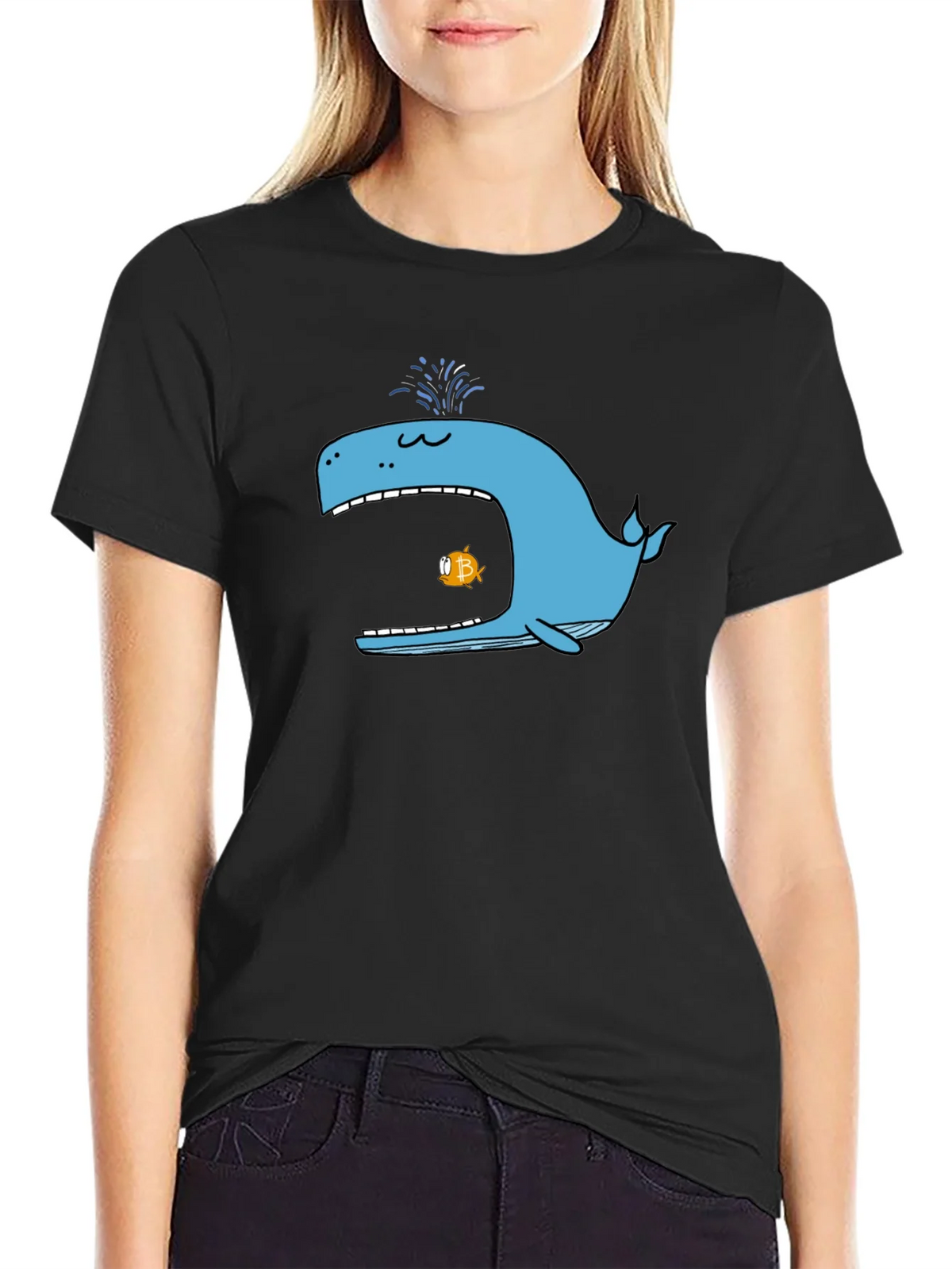 Bitcoin Whale T-Shirt - Crypto Currency Tee product image 2