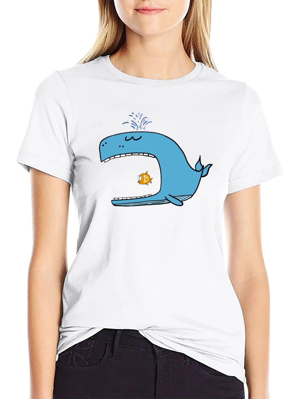 Bitcoin Whale T-Shirt - Crypto Currency Tee product image 7